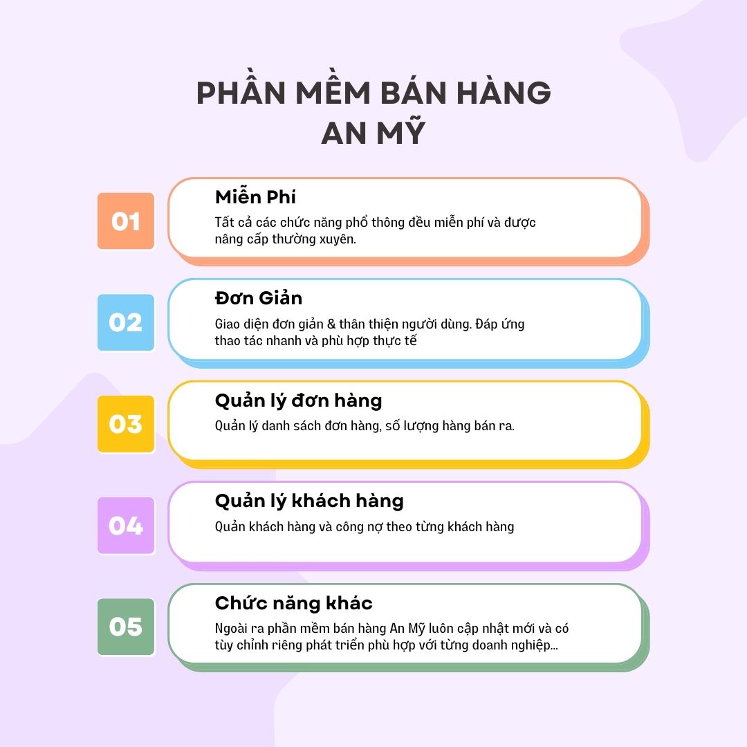 Phần mềm bán hàng trực tuyến An Mỹ